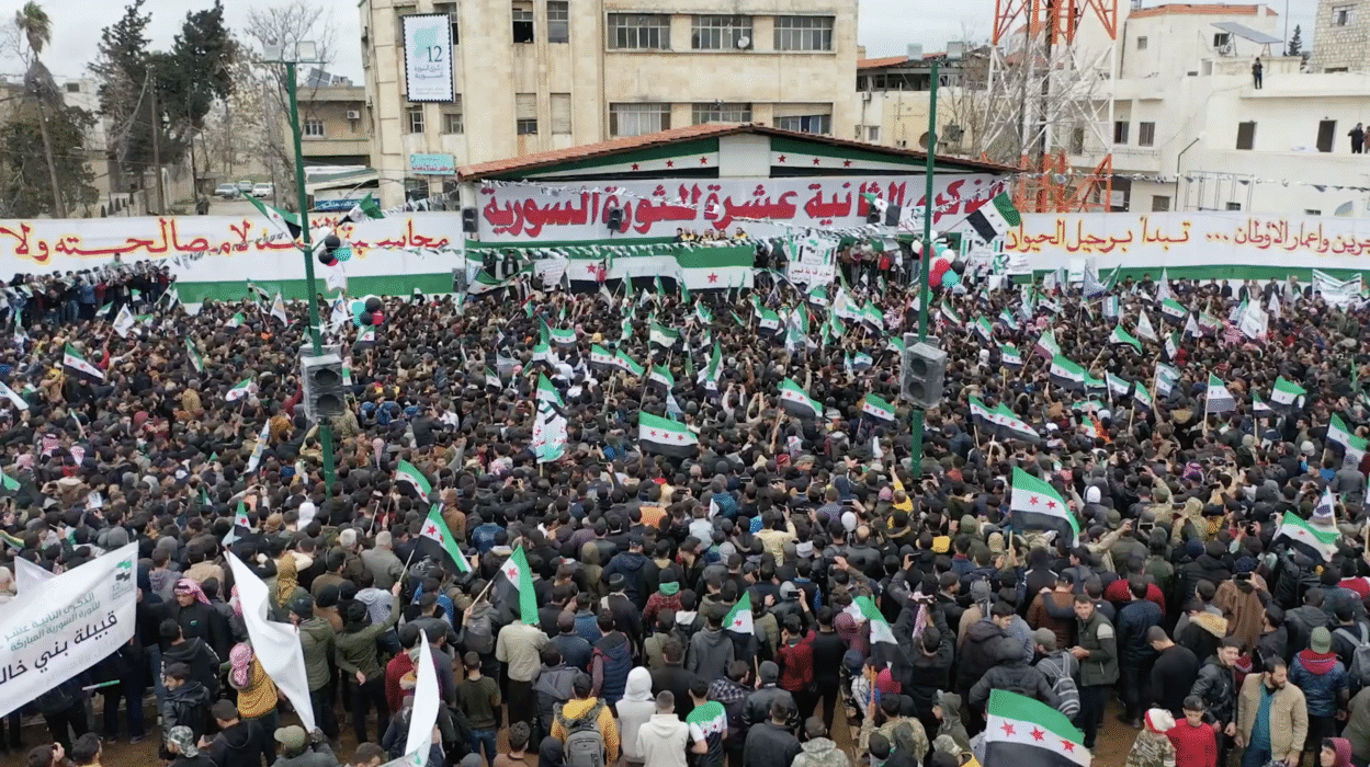 the 12th anniversary of the Syrian revolution the 12th anniversary of the Syrian revolution