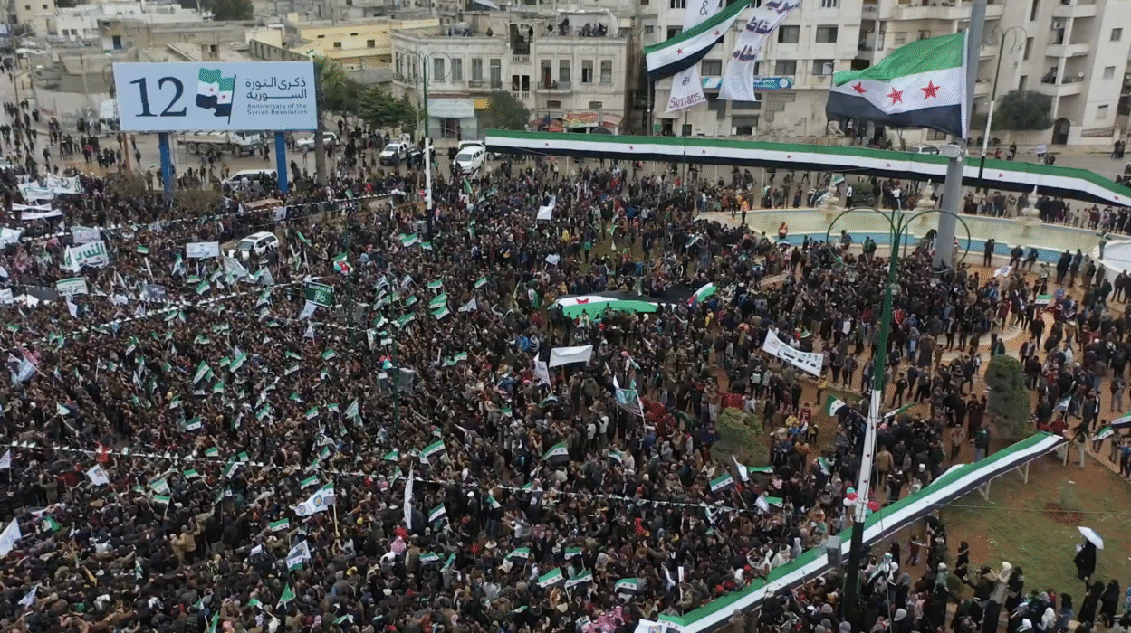 the 12th anniversary of the Syrian revolution the 12th anniversary of the Syrian revolution